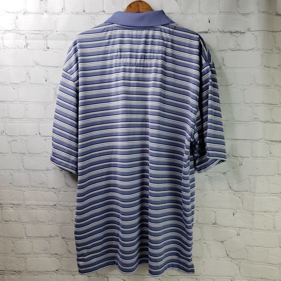 Ping Collection Performance Dynamics Men's Large Golf Shirt Blue Short Sleeve - Picture 4 of 10